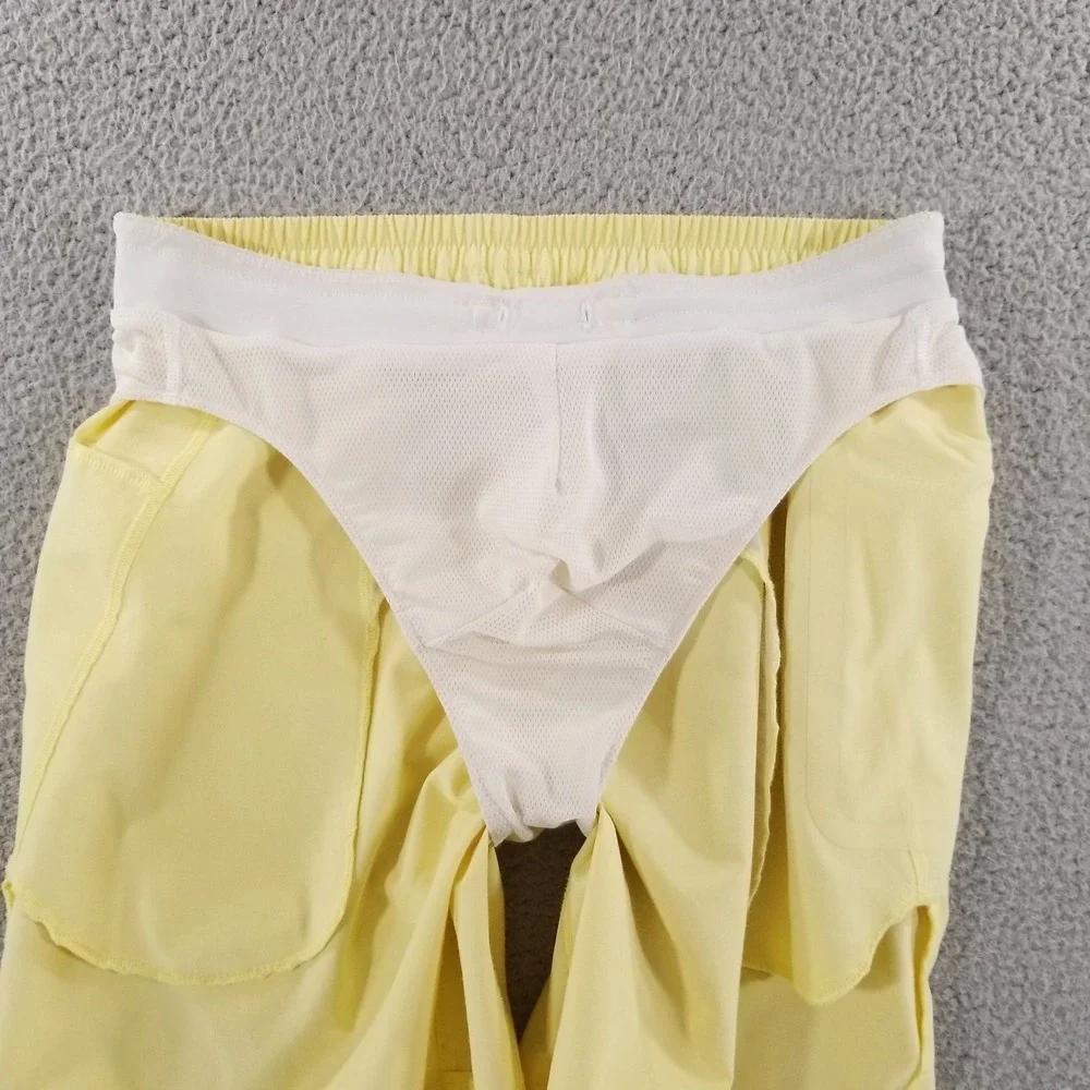 Lululemon Swim Shorts Mens Medium Yellow Pool Shorts 7